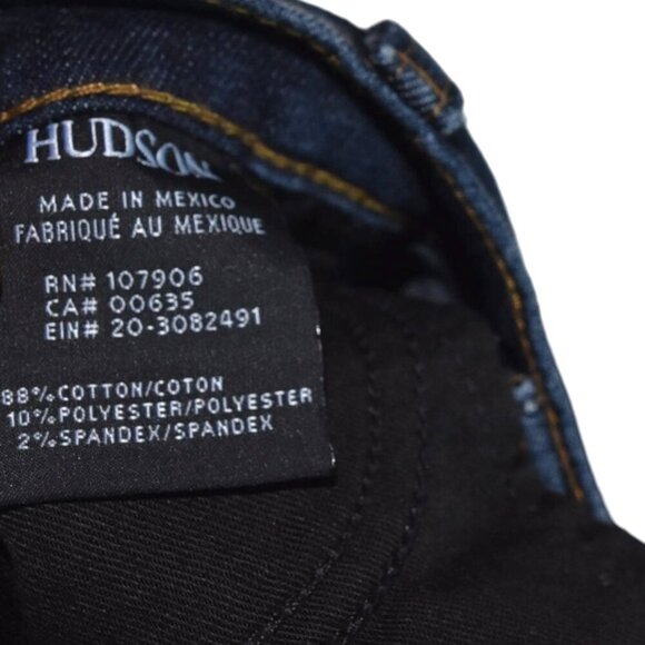 Hudson Ankle Krista Super Skinny Jeans in Niya Color Size 26 Dark wash - Picture 9 of 9